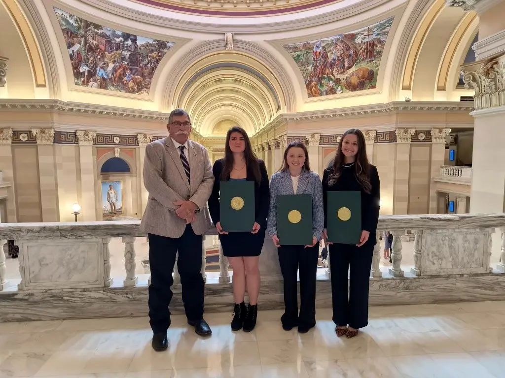 Carl Albert students recognized for academic success 2 Rep. Rick West and Carl Albert students