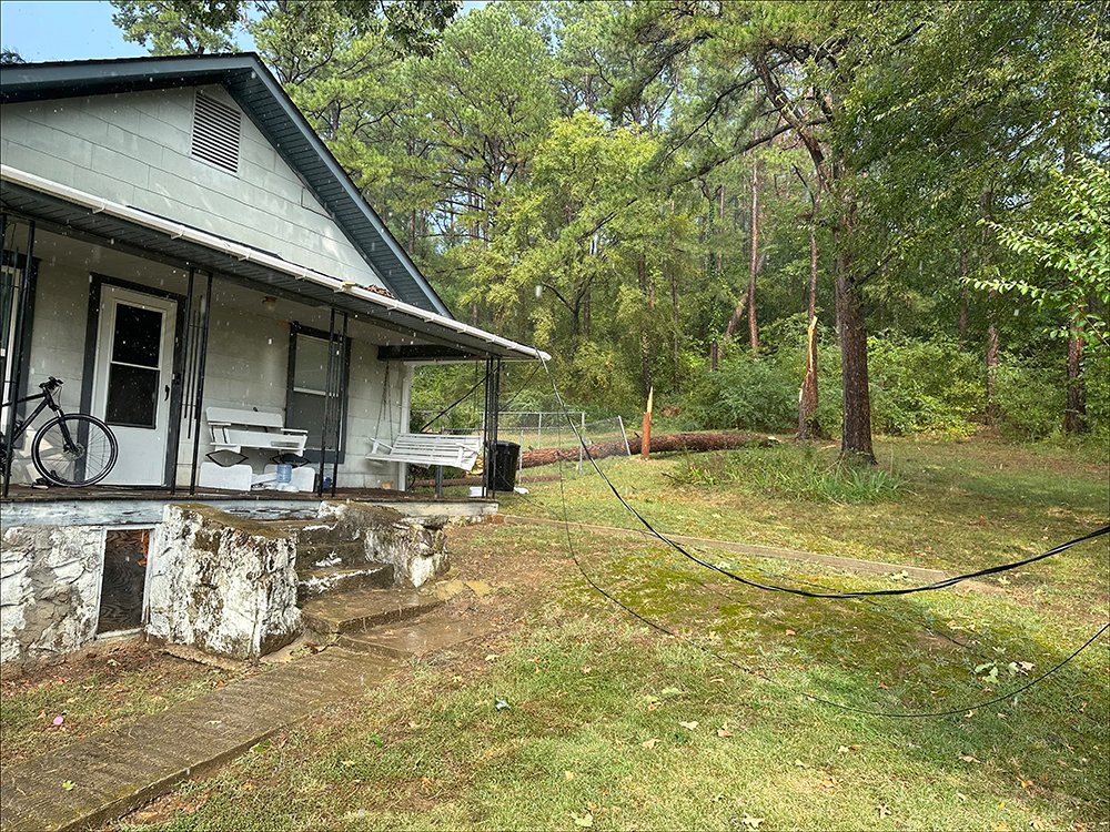 Storm causes damage