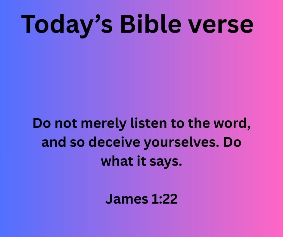 Daily Bible verse