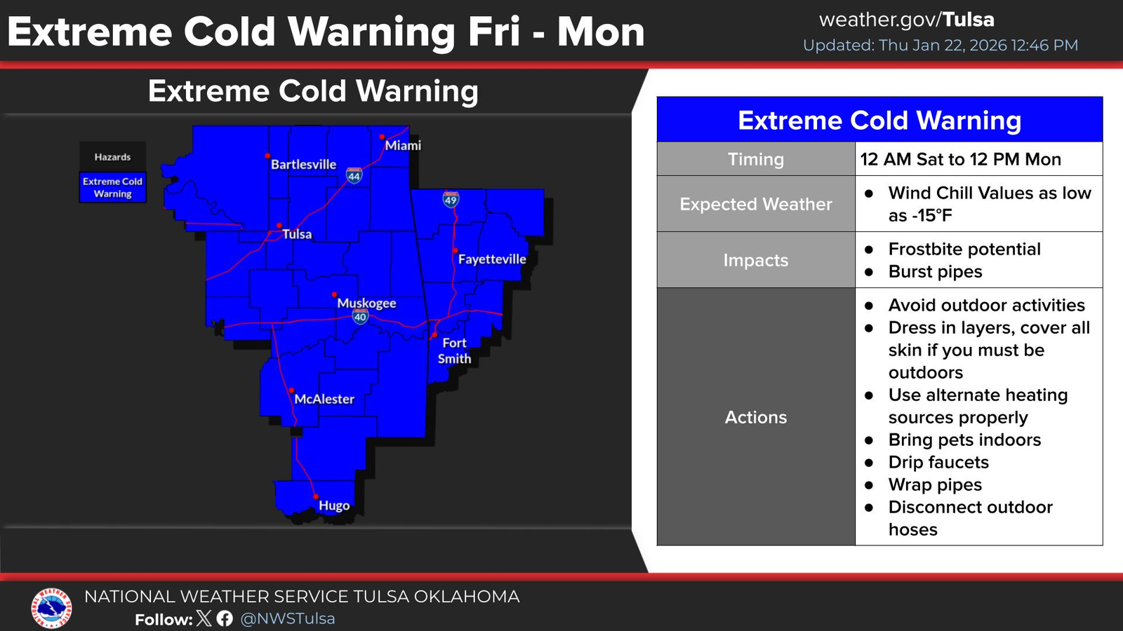Extreme cold