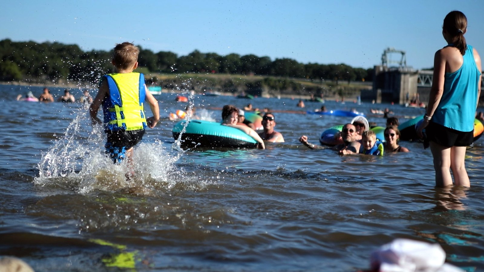 Boats on an Oklahoma lake managed by the U.S. Army Corps of Engineers Tulsa District