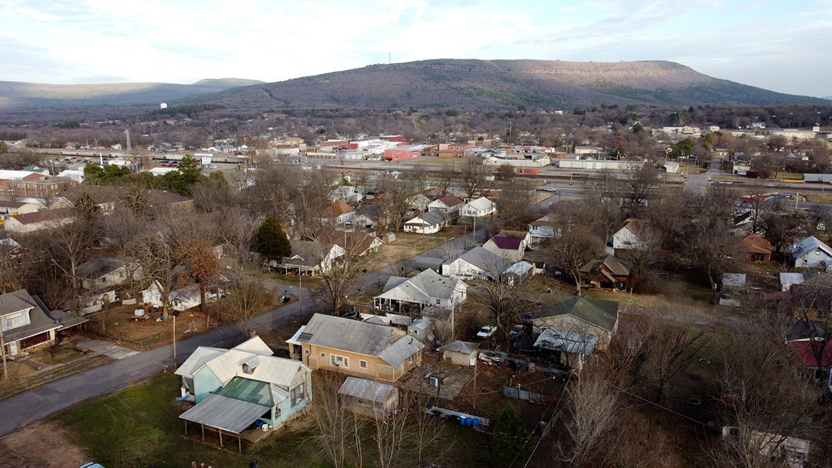Heavener aerial photograph