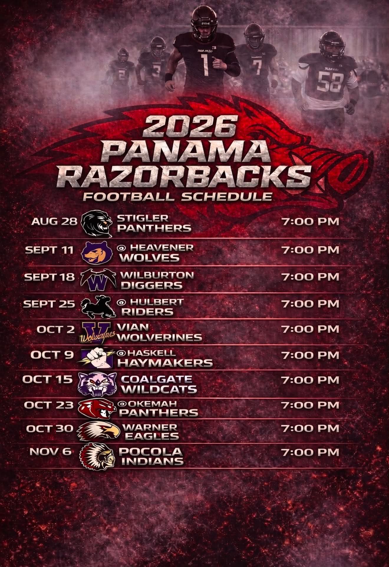 2026 Panama football schedule