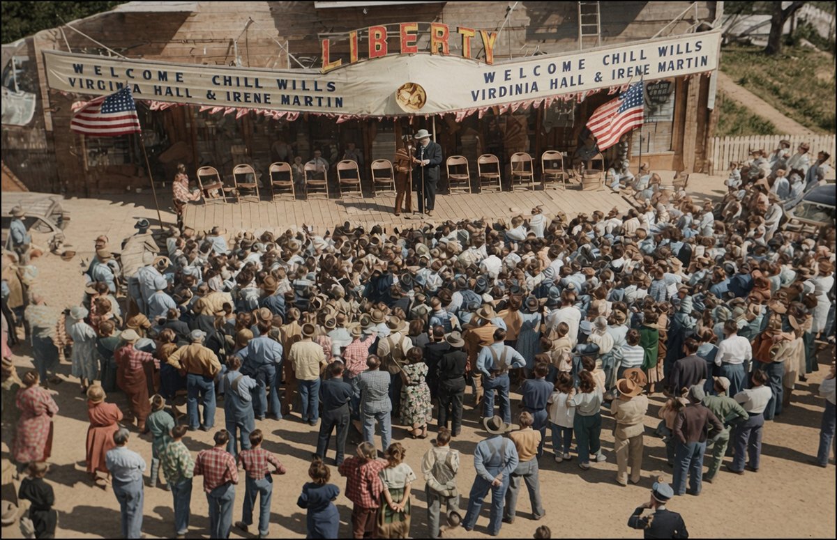 Remember when in `1943, Chill Wills and other movie stars appeared at the Liberty Theater in Heavener.