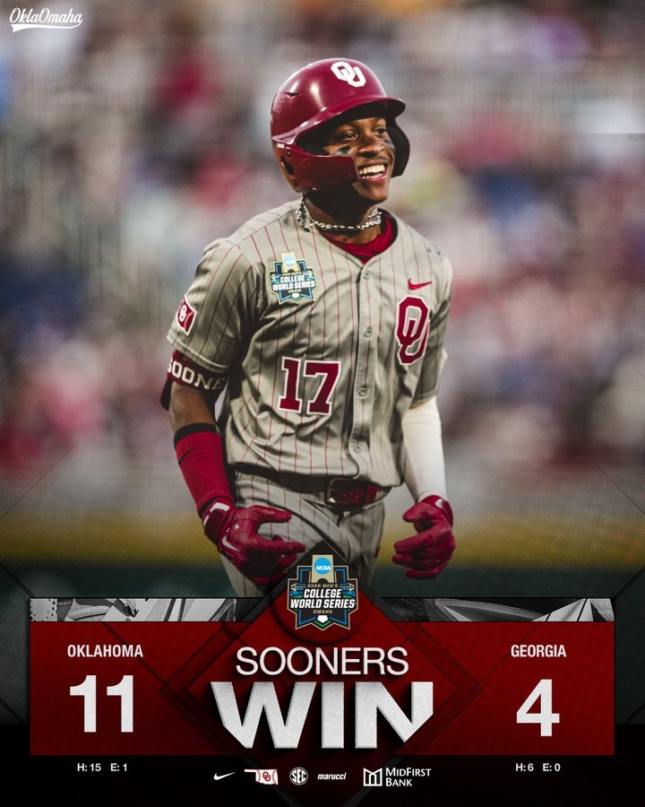 Sooners Championship Series Bound After Dispatching Georgia