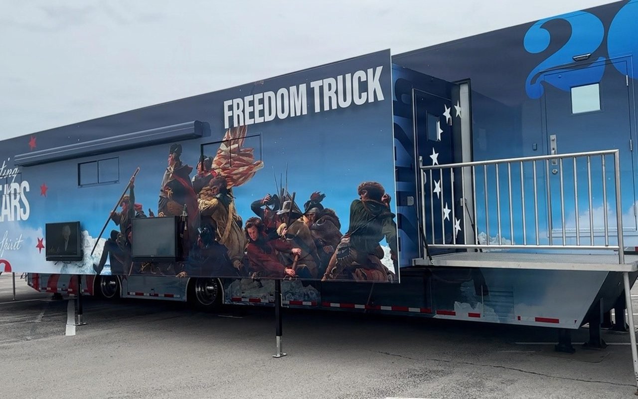 Freedom 250 Mobile Museum truck